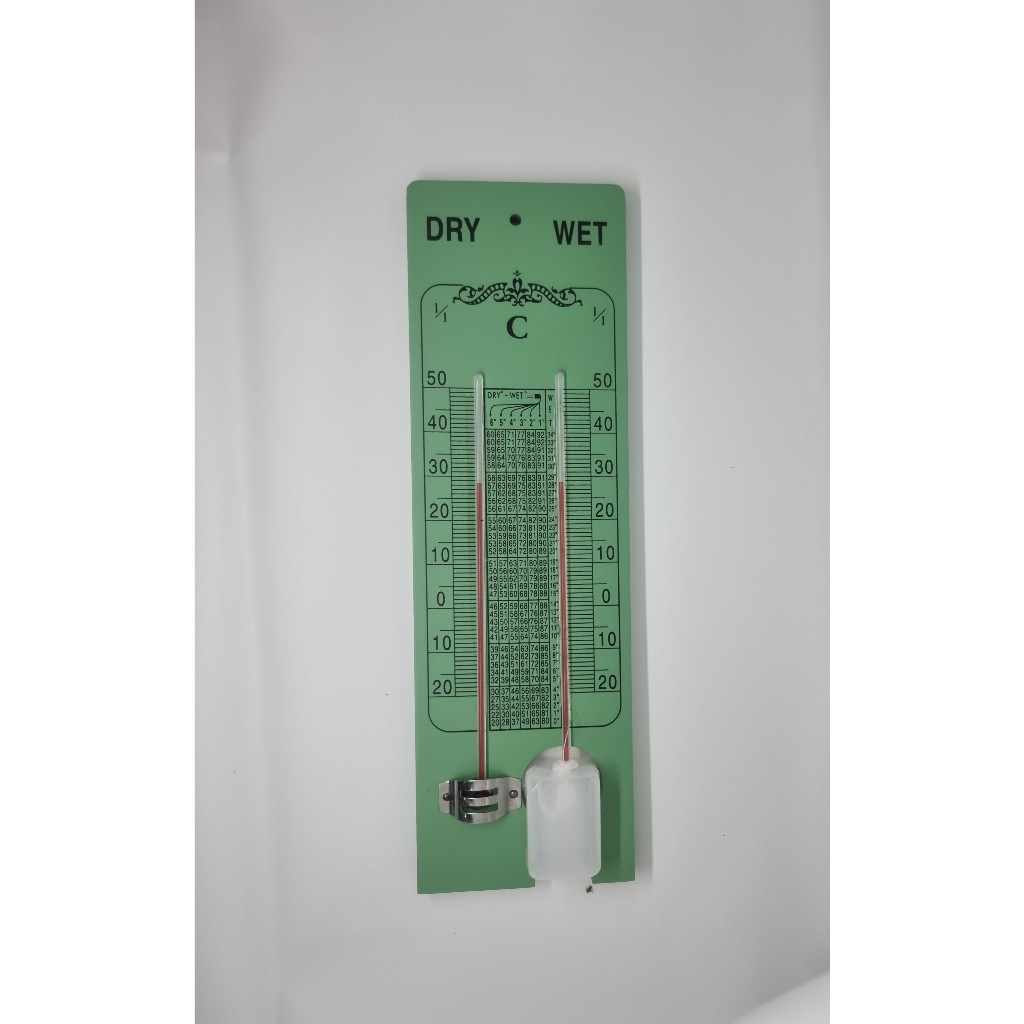 THERMOMETER DRY AND WET / THERMOMETER HYGROMETER