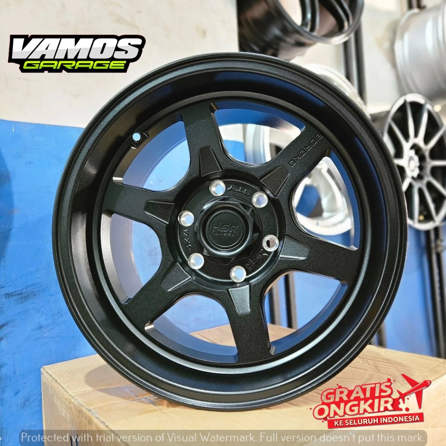 Velg Ring 17 Mobil Hilux Pajero Fortuner Velg Hsr STY R17 Lebar 9 Et 0