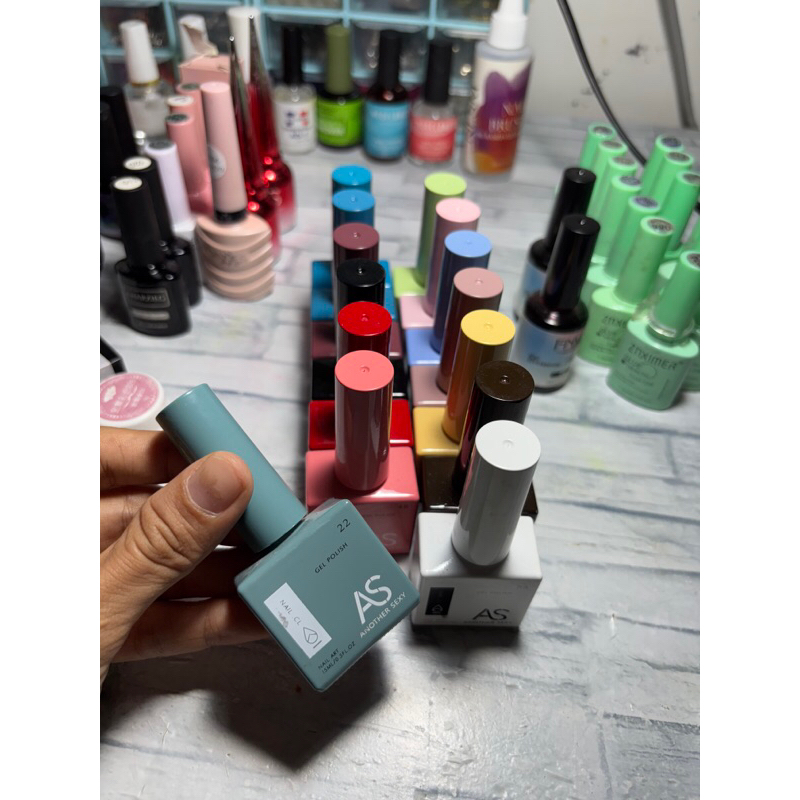 As nail gel