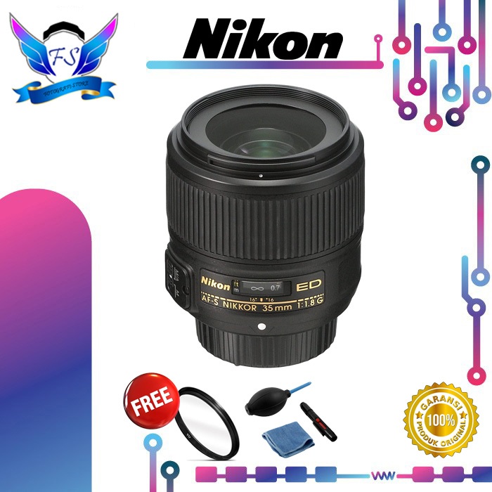 Lensa Nikon AF-S NIKKOR 35mm f1.8G ED