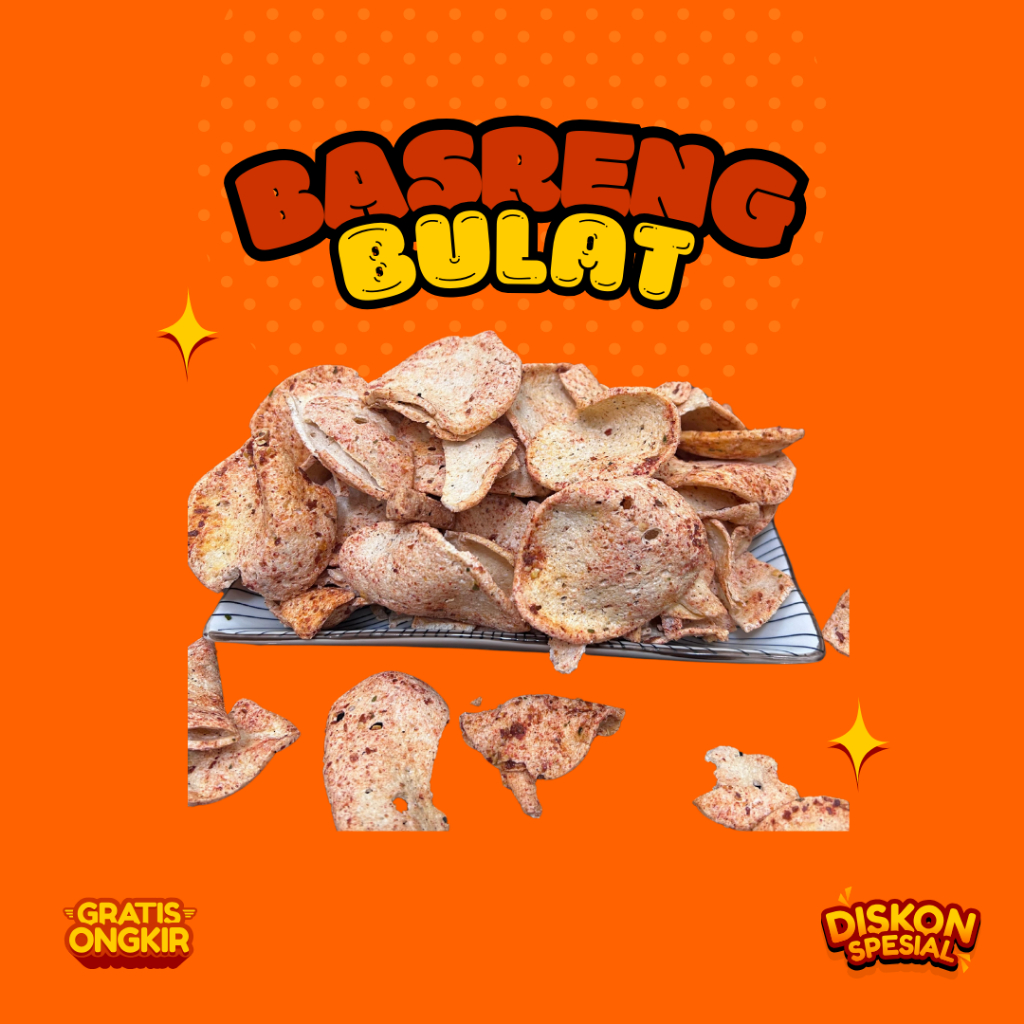 

Basreng Cikruh Bulat Pedas – Camilan Renyah dengan Rasa Pedas Nagih Food Snack Keripik Cemilan Goreng Makanan Kripik