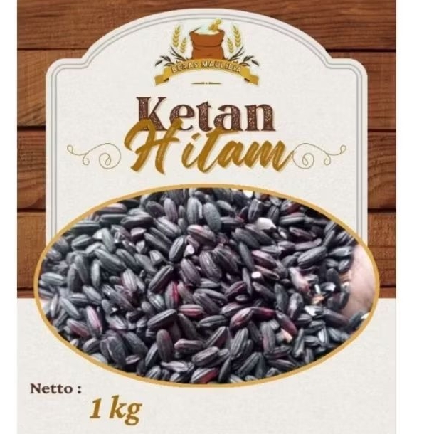 

beras ketan hitam kulit pecah vaccum 1Kg