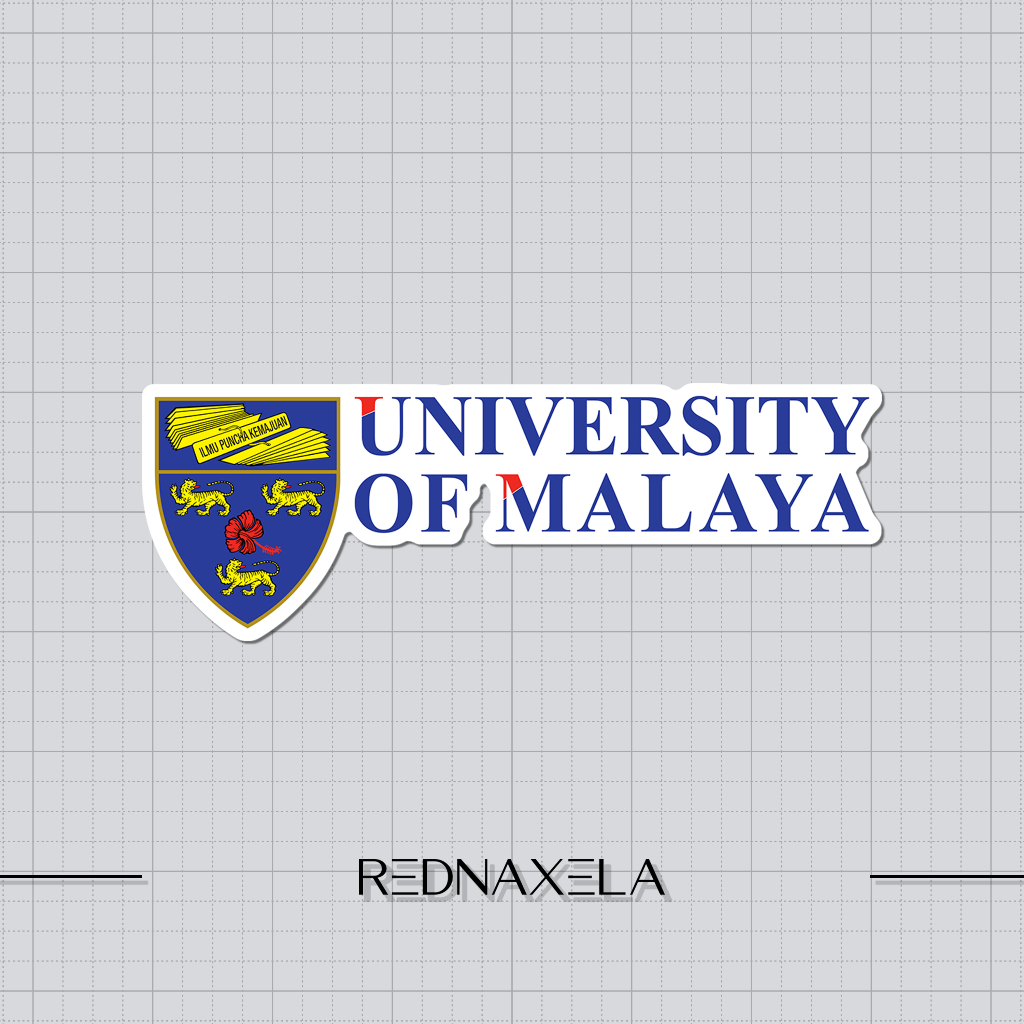 

Stiker Vinyl University of Malaya Logo Outdoor Waterproof Sticker