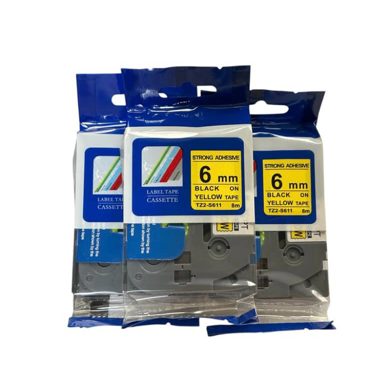 

Label Tape TZE 221 compatible Brother 6mm Strong Adhesive