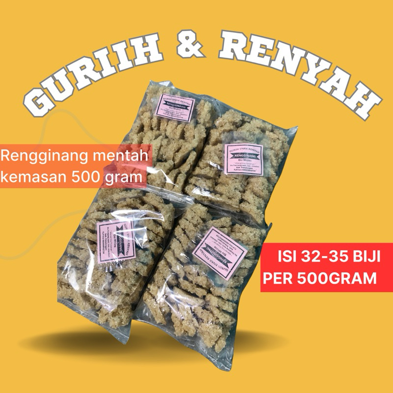 

Rengginang Rumahan - 500gram | isi 32-35 Biji | Khas Tradisonal Original | Bu Welas