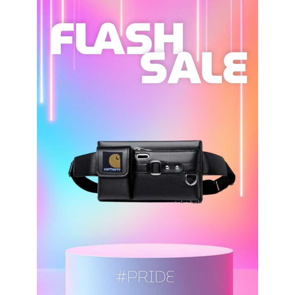 Waist Bag Tas Pinggang Selempang Pria Import Original