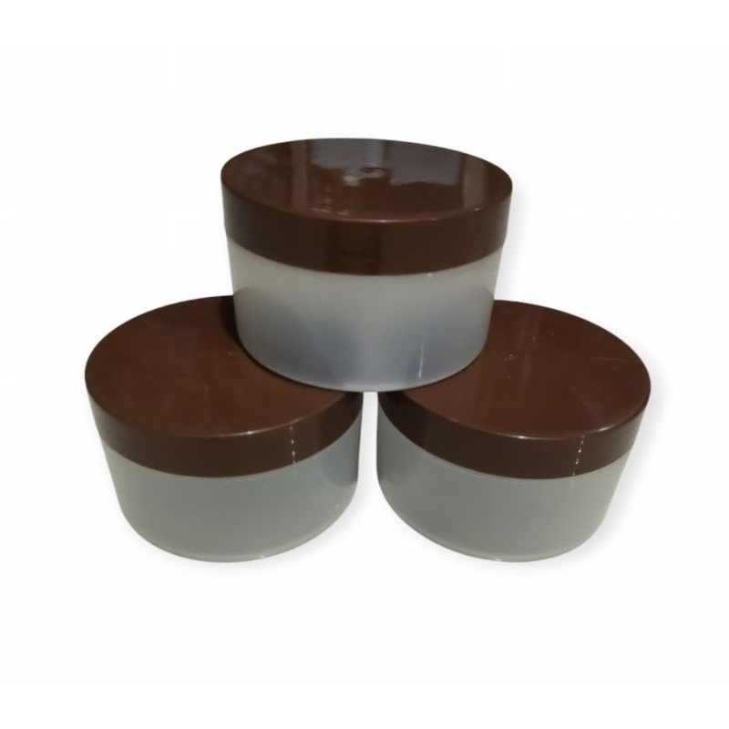 pot lulur 250g pet natural maroon