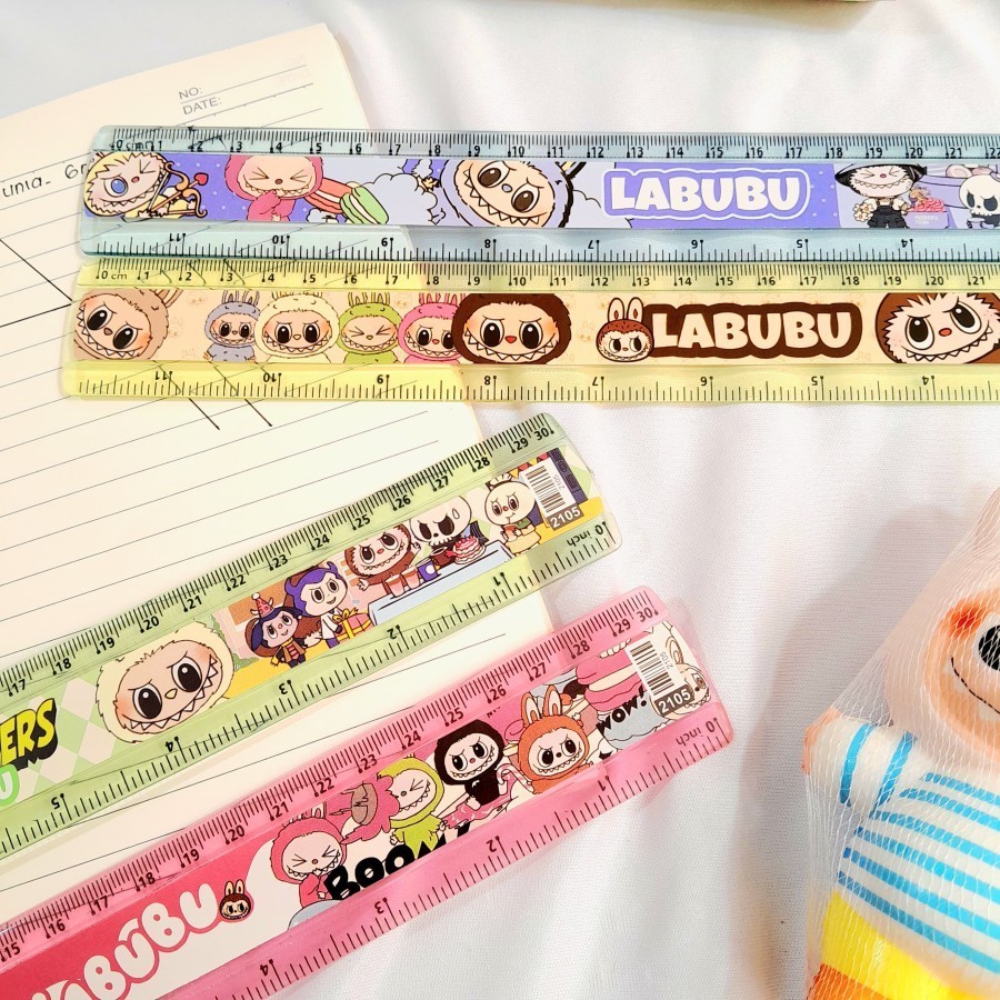 

Penggaris Karakter Labubu Garisan 30cm Ruler 30cm Fancy Mistar 30cm Labubu