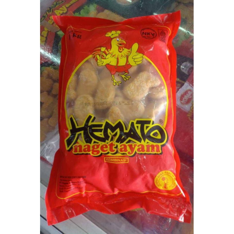 

Hemato naget ayam 1000 gram