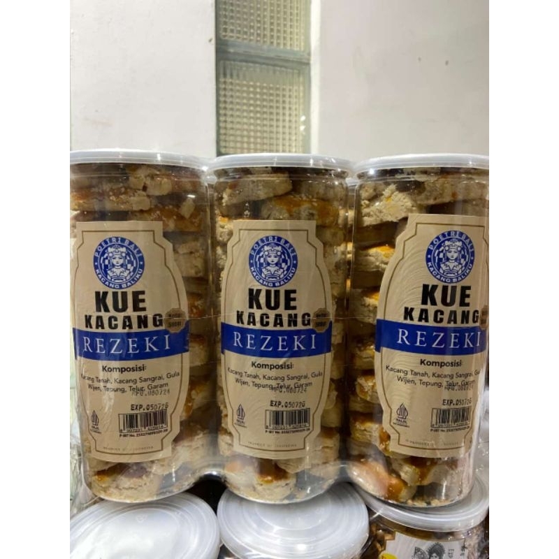 

wiw Kue kacang rezeki poetri bali 500gr free packing dus dan bubblewrap