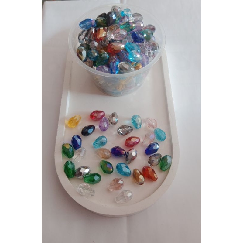 manik kristal ceko & manik kaca