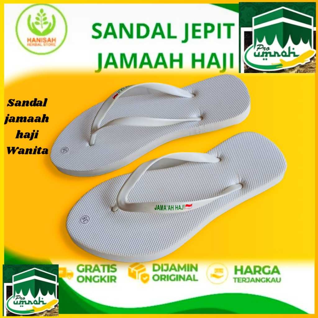 Sandal Jepit Wanita Jamaah Haji Size 36-40/Sandal jamaah Haji wanita