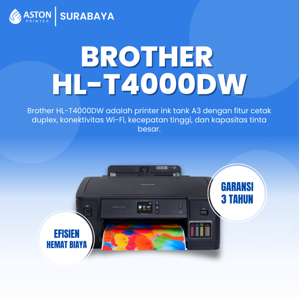 Printer Brother HL-T4000DW - Printer A3 Wireless Duplex
