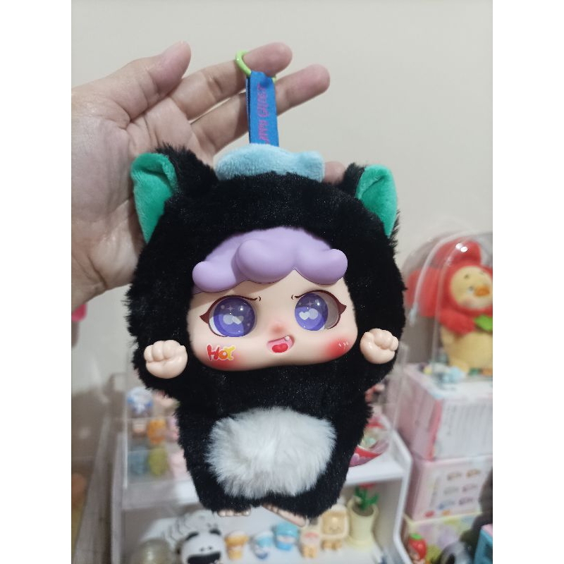 READY - Migo Party Cat (Kucing Hitam) Selected mata jidat ungu