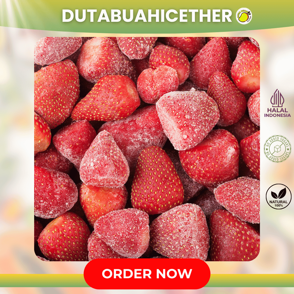 

Strawberry Frozen Buah Beku Siap Konsumsi untuk Smoothie atau Topping | Bandung | Duta Buah Icether
