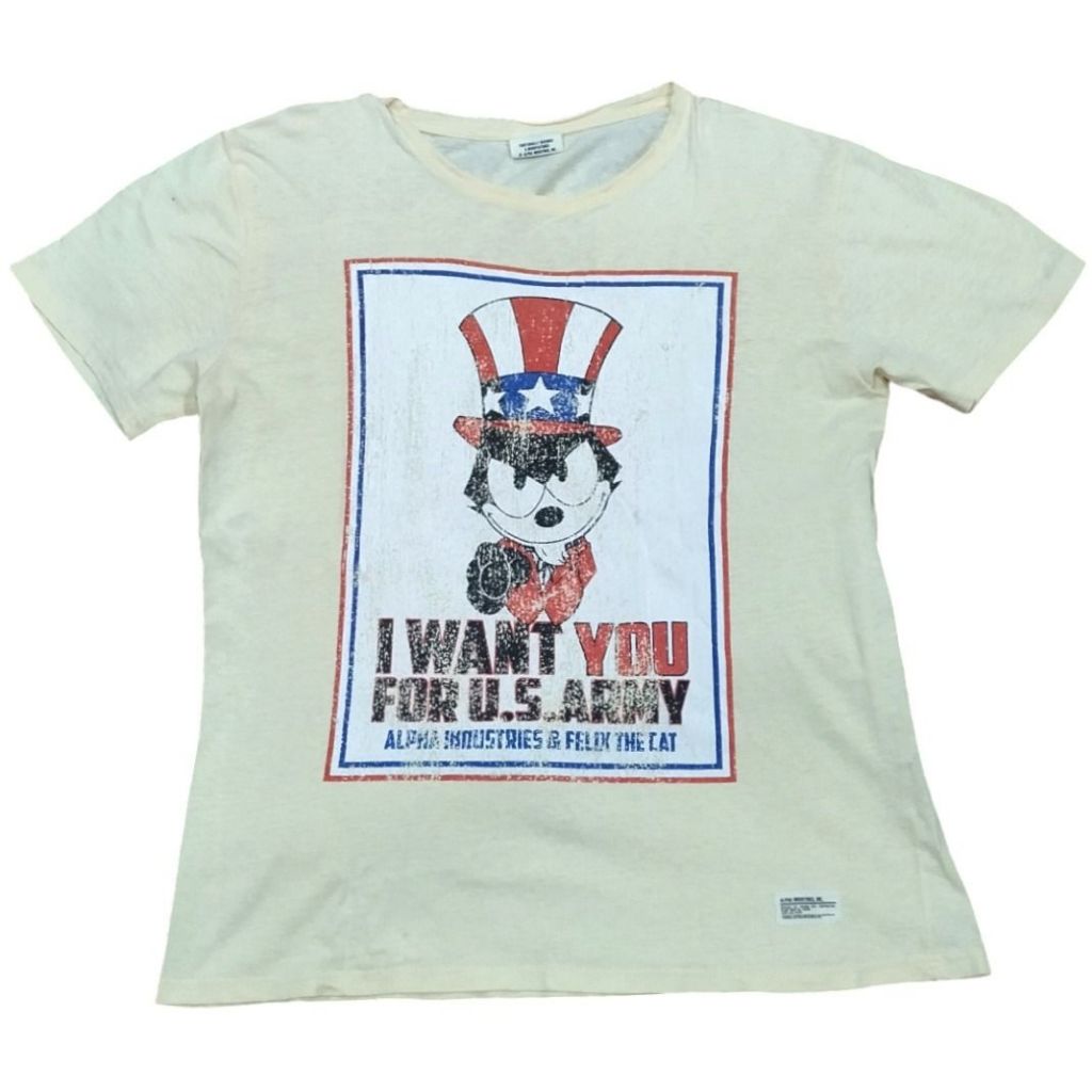 ALPHA INDUSTRIES x FELIX THE CAT T-SHIRT | KAOS