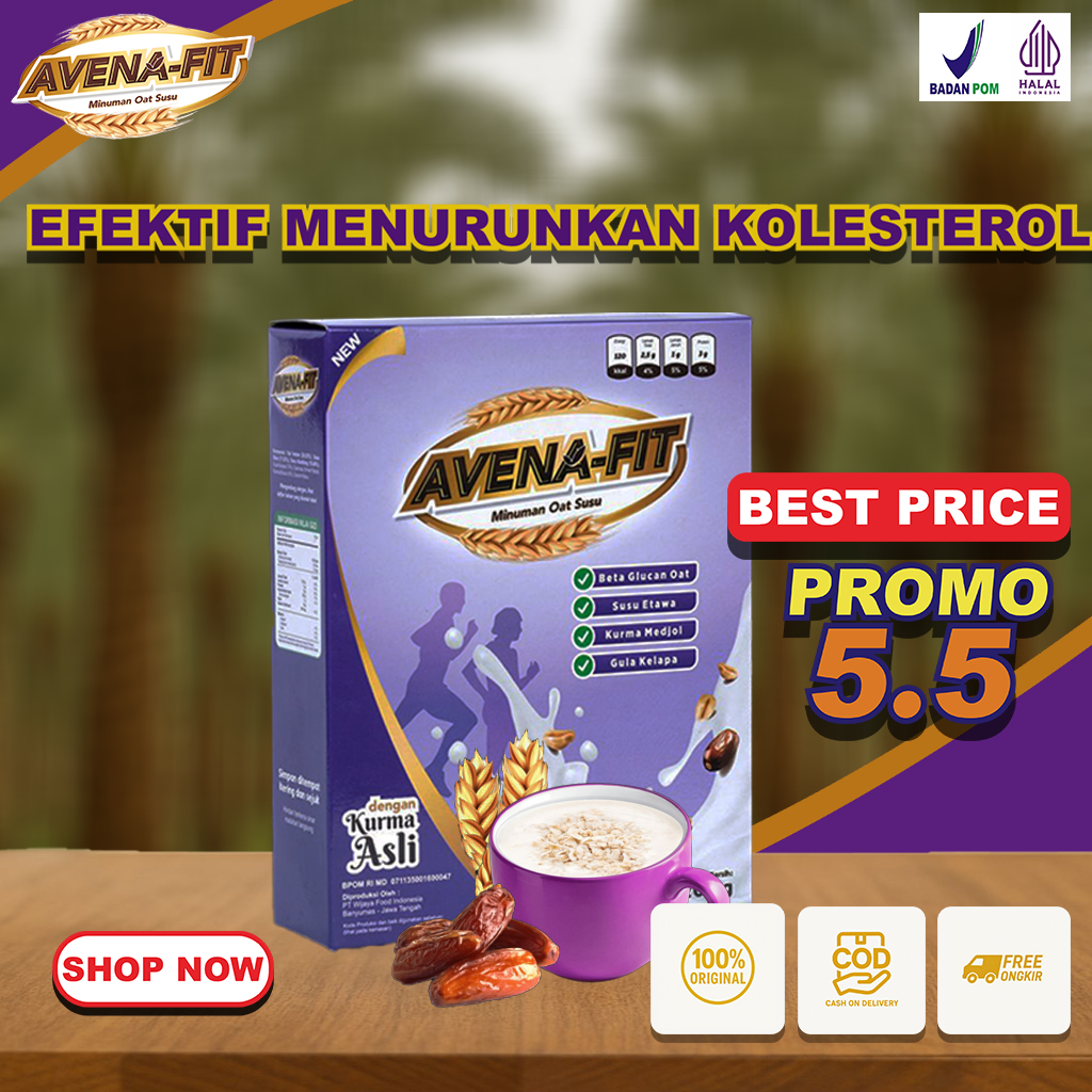 

5.5 SUPER HEMAT!!! Avena Fit Sereal Susu Oat, Multikhasiat untuk Kolesterol, Diabetes, dan Imun Tubuh!