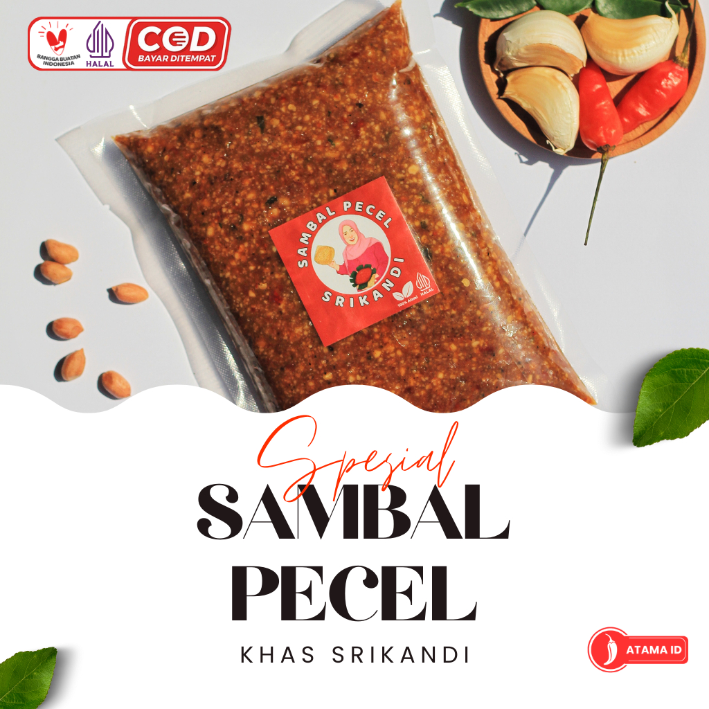 

Sambal Pecel Asli Khas Jawa Timur Bumbu Sambal Pecel Dengan Tiga Varian Tingkatan Kepedasan Yang Bikin Nagih
