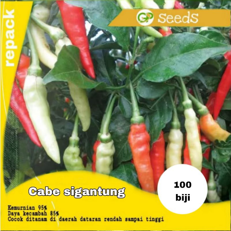 benih cabe rawit sigantung kemasan ecer