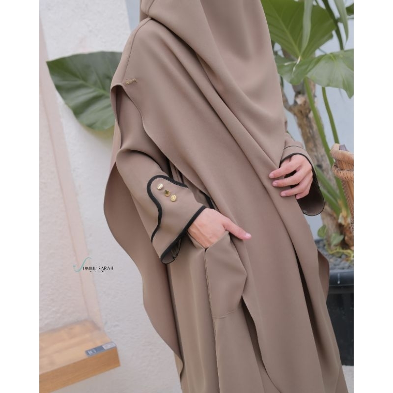 Yasmin Abaya by Ummu Sarah Bahan Mazen Anti UV by Ummu Sarah