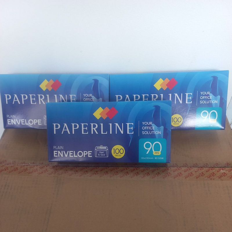 

amplop 90 paperline harga per pak (isi 100 lembar)