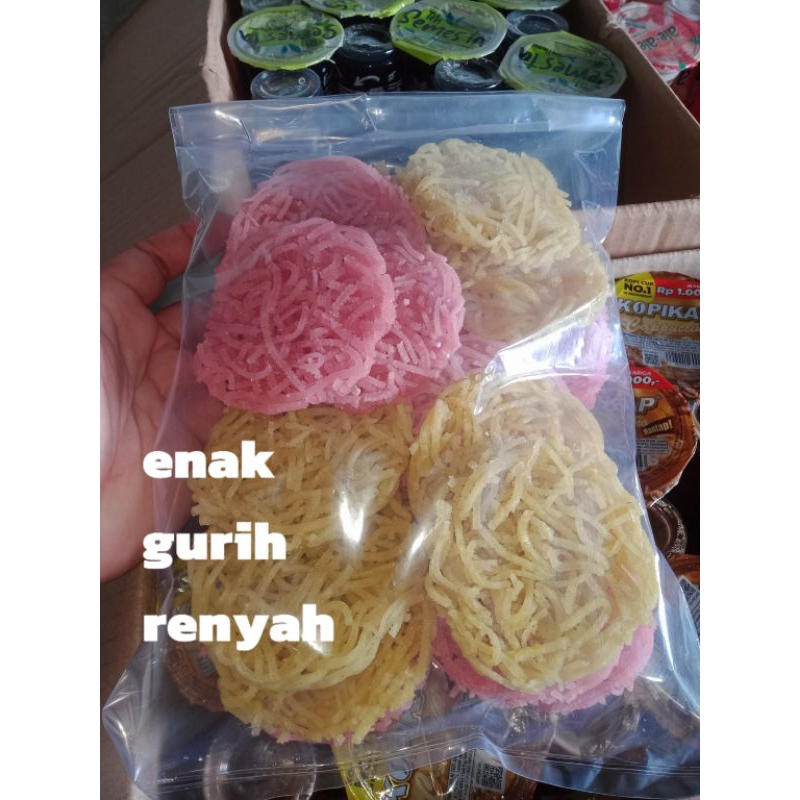 

renggining,kerupuk tepung khas sunda,,35000 isi 20 pc