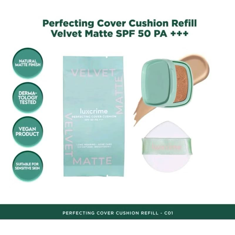 Luxcrime refill cushion matte