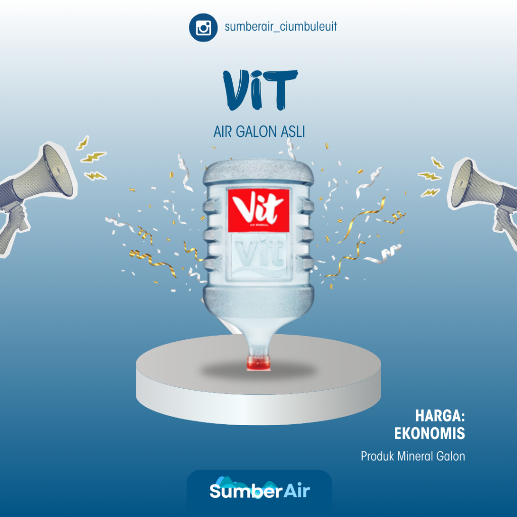 

VIT GALON 19 LITER BESERTA ISINYA