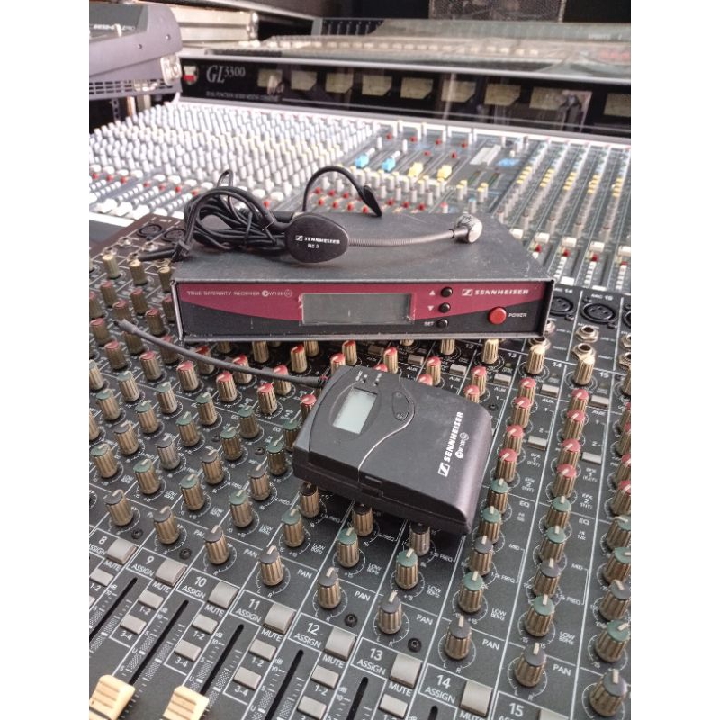headset bando WIRELESS microphone SENNHEISER EW100 G2 EW 100 G 2 GERMANY