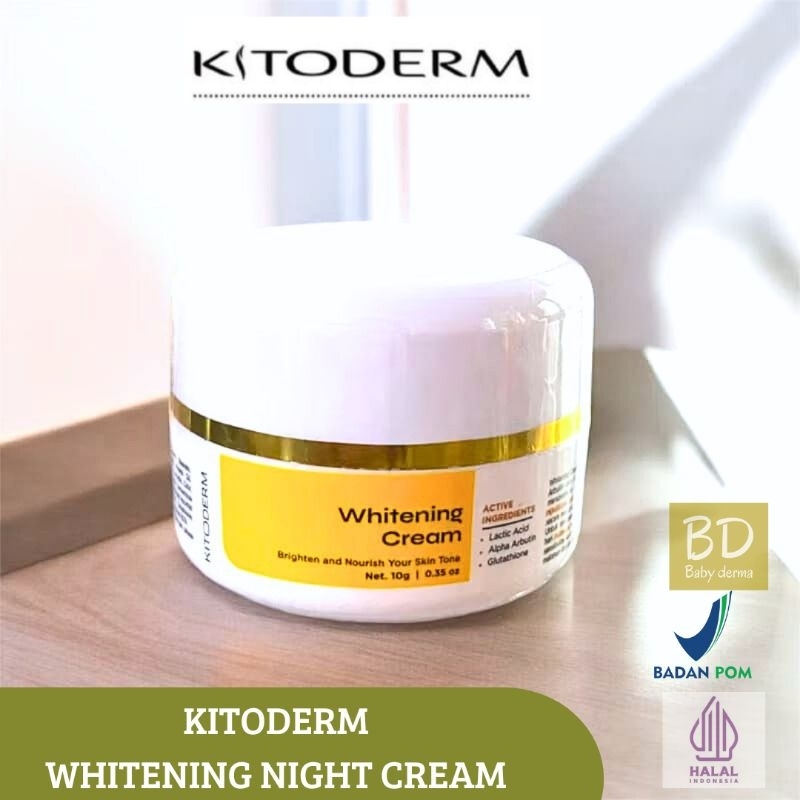 KITODERM WHITENING NIGHT CREAM