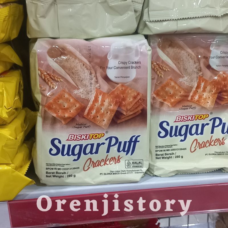 Biskitop sugar puff 290gr biskuit