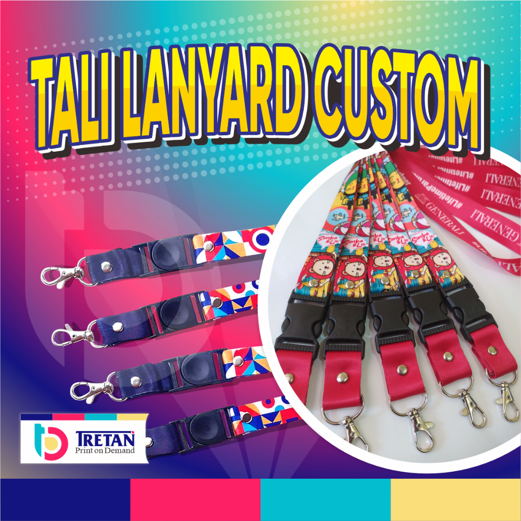 

TPD_Tali Lanyard Custom Gantungan Id Cad Full Printing 2CM