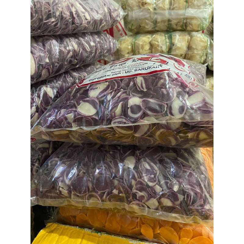 

Kerupuk Bawang Poleng Ungu 5 Kg terlaris