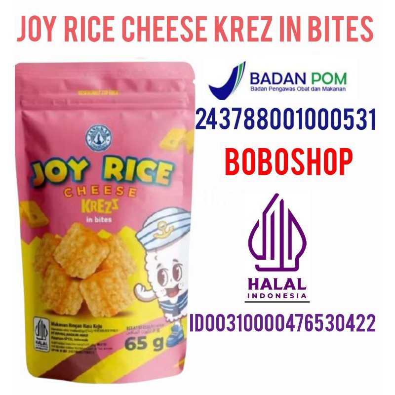 

JOY RICE CHEESE KREZ IN BITES