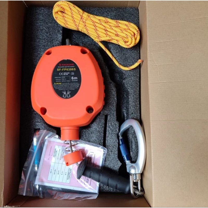 FALL ARRESTER NAGASAKI 6 METER RETRACTABLE SAFETY
