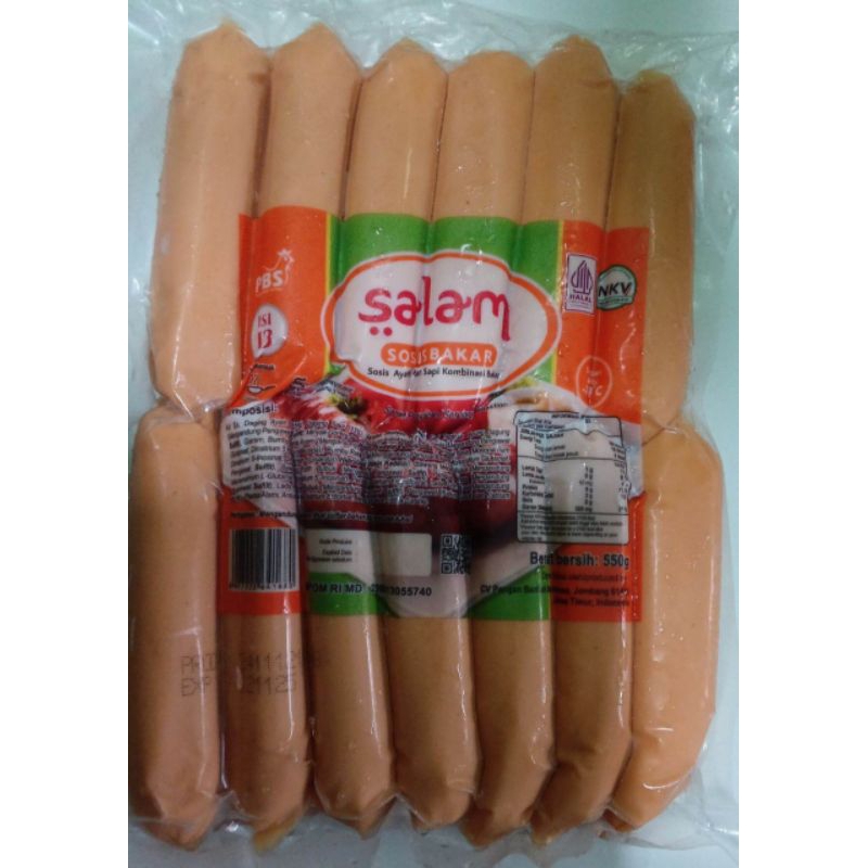 

Salam sosis ayam isi 13 550 gram