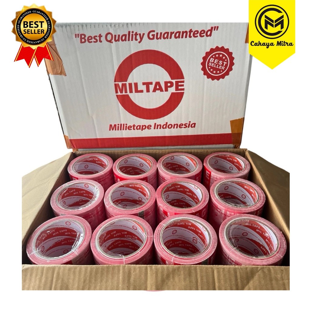 

Lakban Fragile Handle Miltape 90 Yard x 45mm - Lakban Pengiriman Barang Pecah Belah 1 DUS