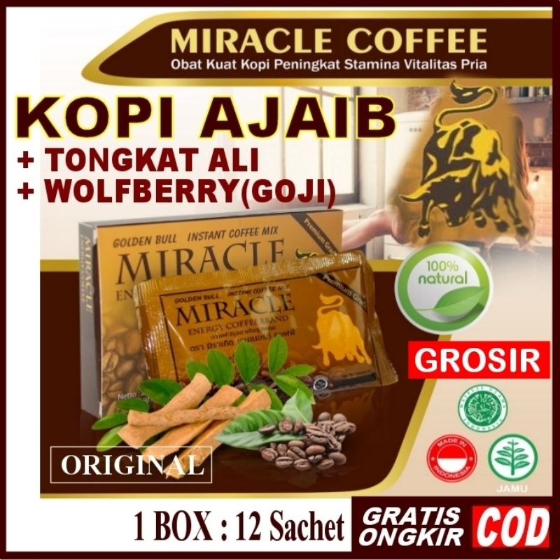 

Kopi Miracle Coffee Stamina Kopi Vitalitas isi 2 sachet (2 bungkus)