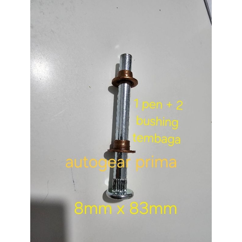 Pen pin engsel pintu mobil + bushing 2pc