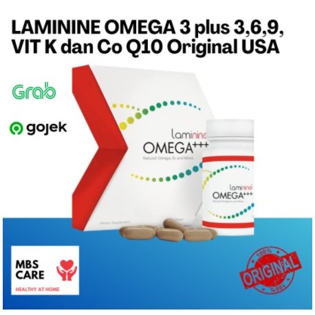 Laminine Omega 3 Plus Plus Plus Original Suplemen Kesehatan Original Lifepharm USA