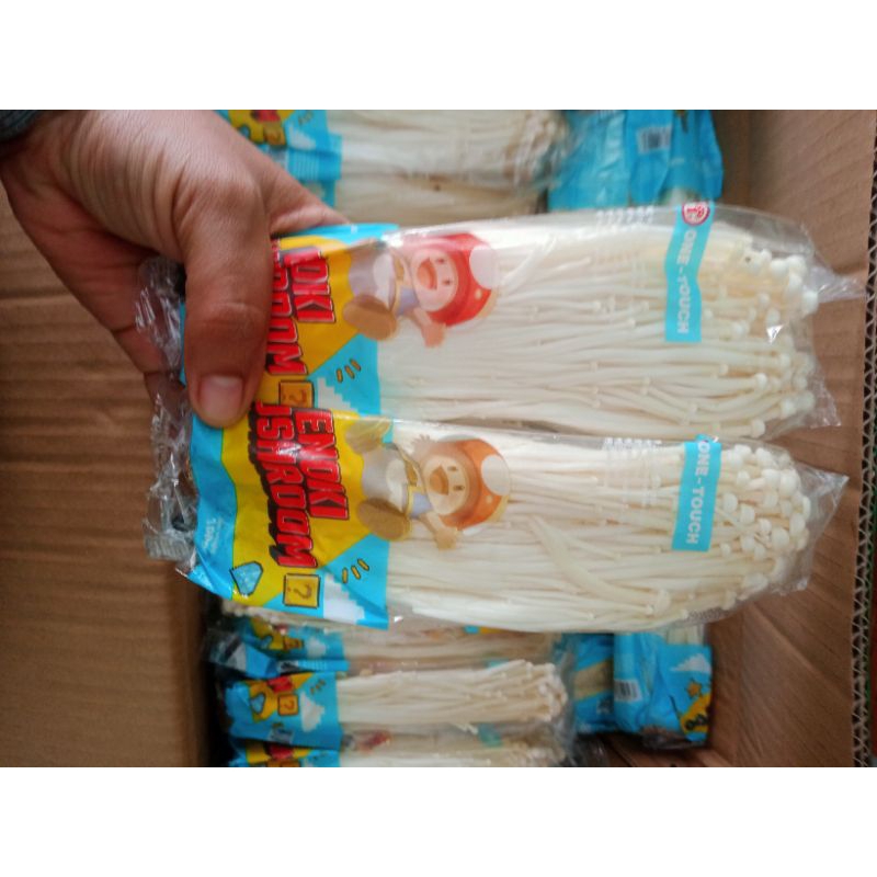 

Jamur Enoki Dus | isi 50 bks