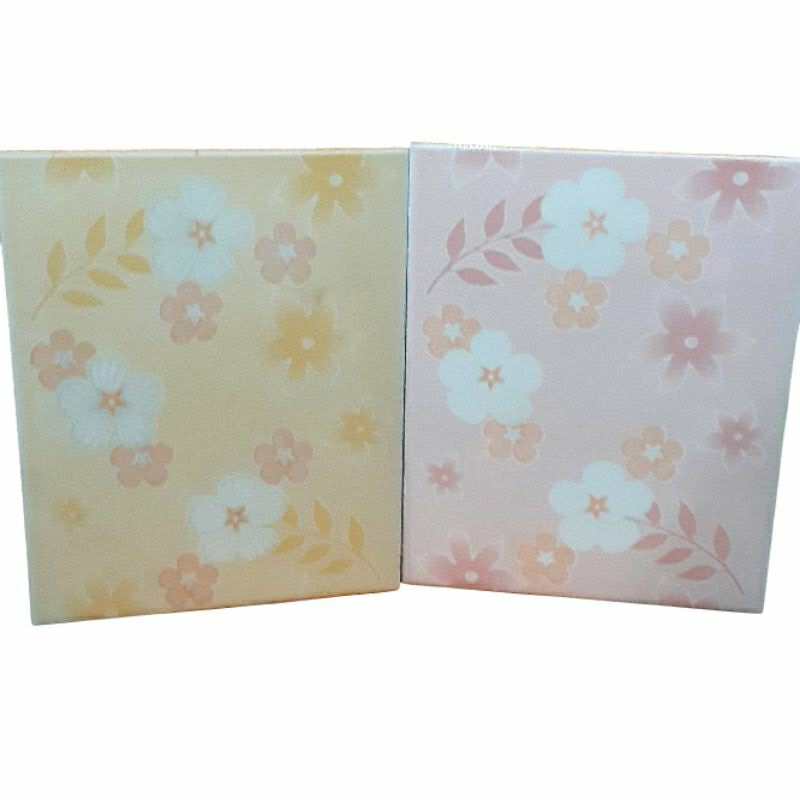 Keramik dinding 20 x 25 kamar mandi licin motif kembang / bunga