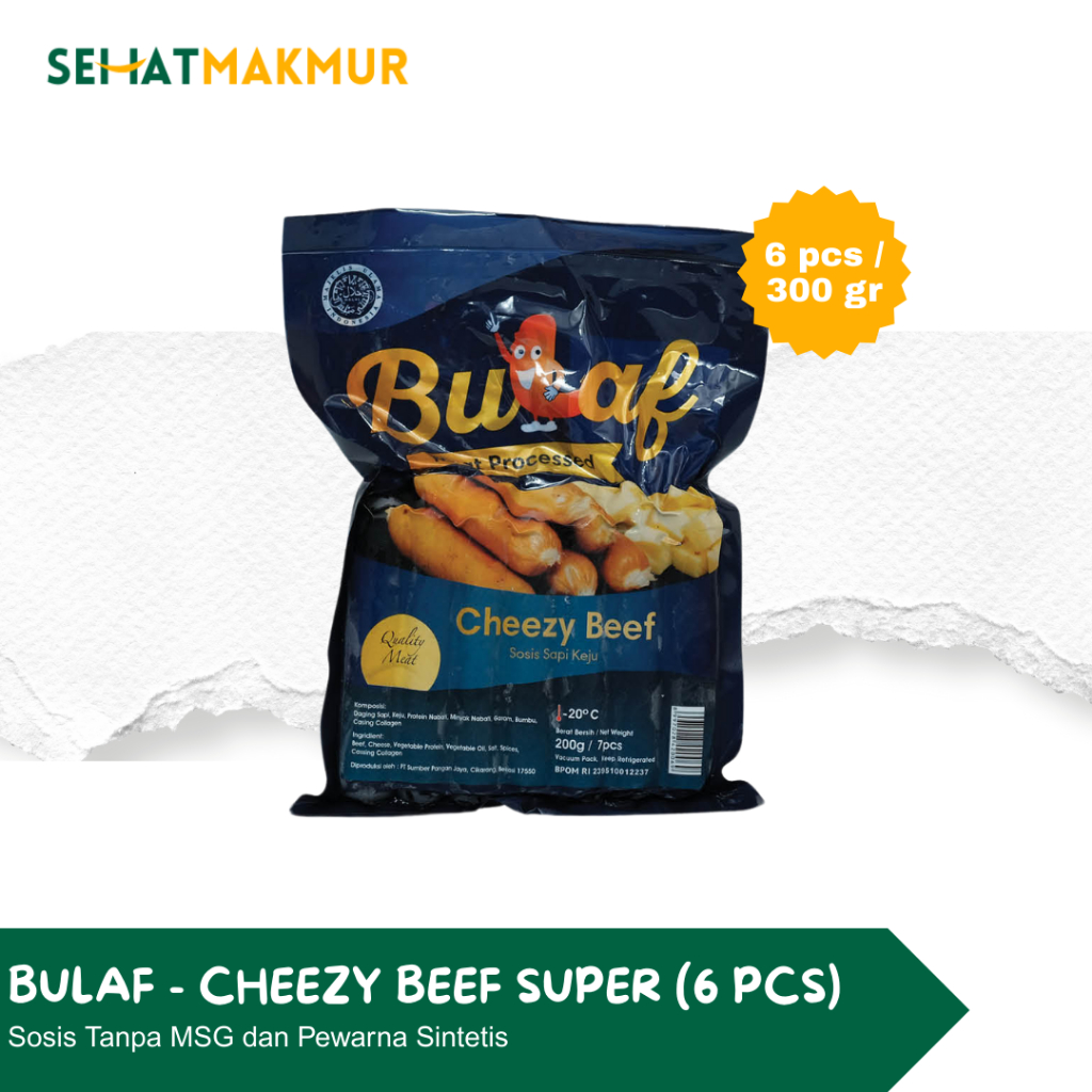 

Bulaf - Sosis Cheezy Beef Super (6 pcs)