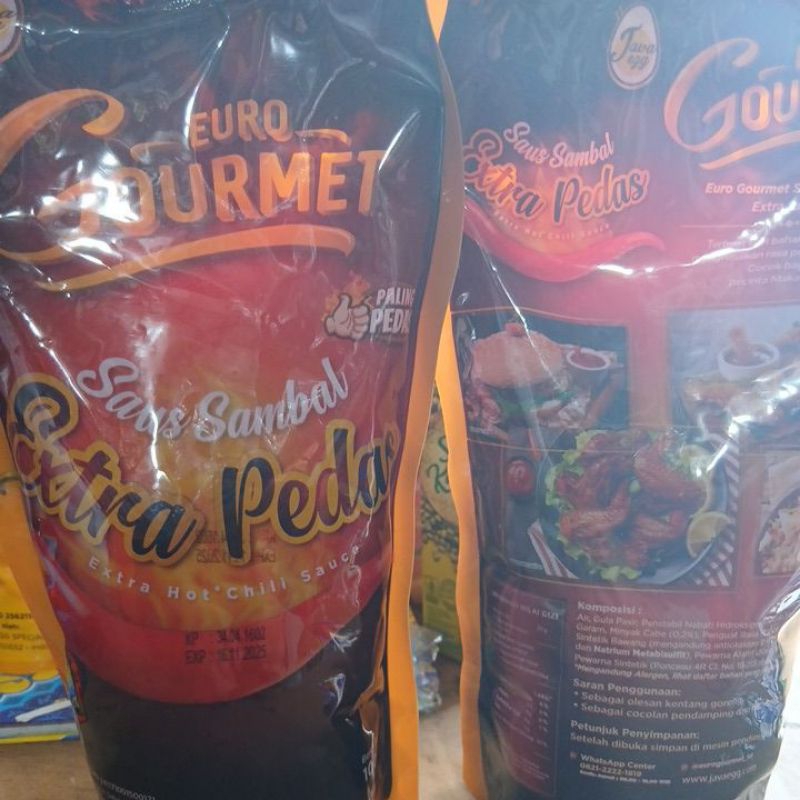 

Euro Gourmet Saus Sambal Extra Pedas 1 kg