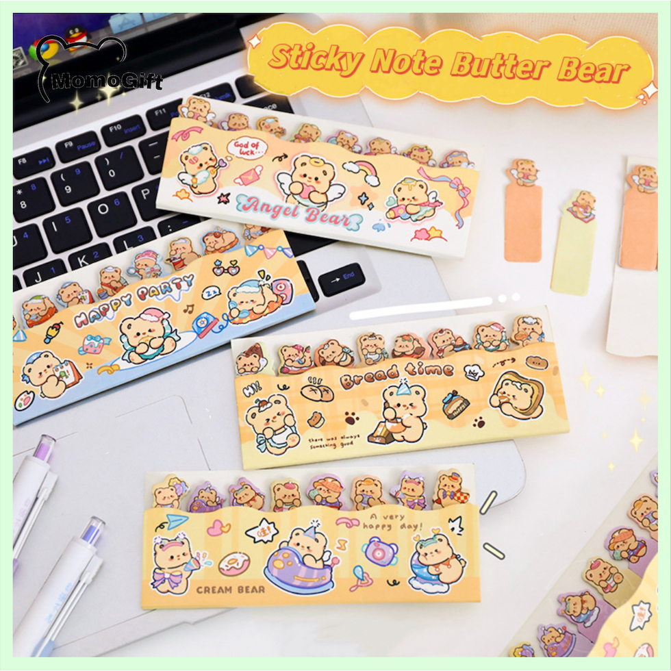 

Sticky Note Penanda Buku Inner Index Memo Pad Karakter Warna Pembatas Buku 120 Lembar MB01