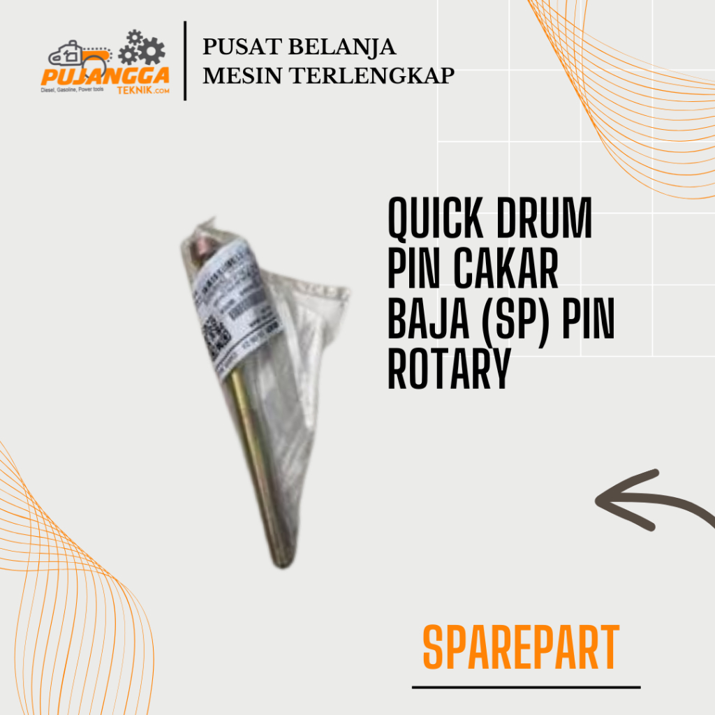 Quick Drum Pin Cakar Baja (SP) Pin Rotary - Kancingan Rotary - Pen Pisau Cakar Baja