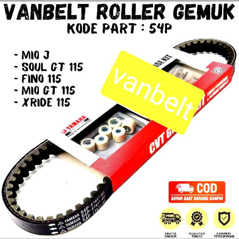 Vanbelt Assy Mio J Original Vanbelt Mio GT 115 Ori V Belt Mio GT Vanbelt Xride 115 Ori V Belt X Ride