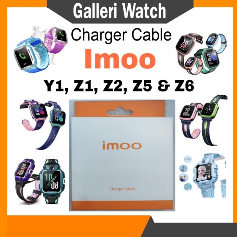 Charger cable Imoo watch ORIGINAL Z6 Z5 Z2 Z1 Y1 watch phone imo kabel charger magnet