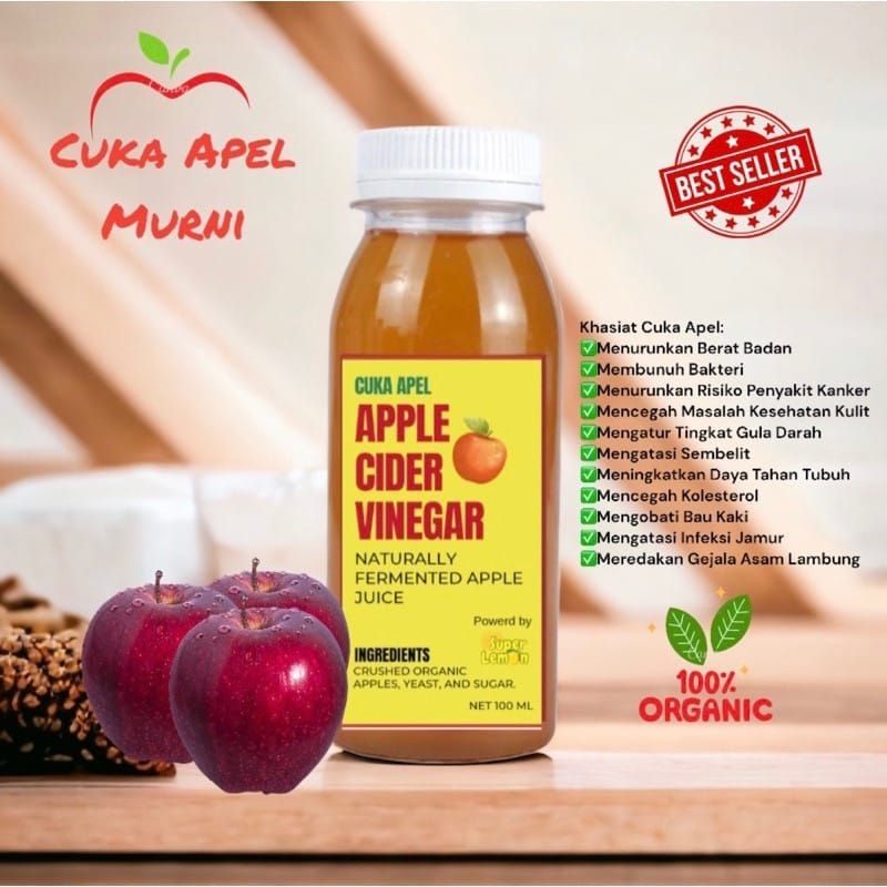 

Super lemon - Cuka apel murni 100 ml