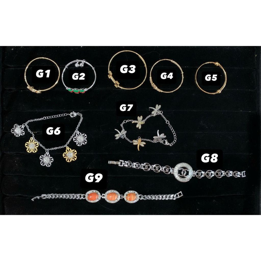 PERHIASAN GELANG ANAK WANITA BAHAN RHODIUM TITANIUM JEWELRY BRACELET WOMEN KIDS